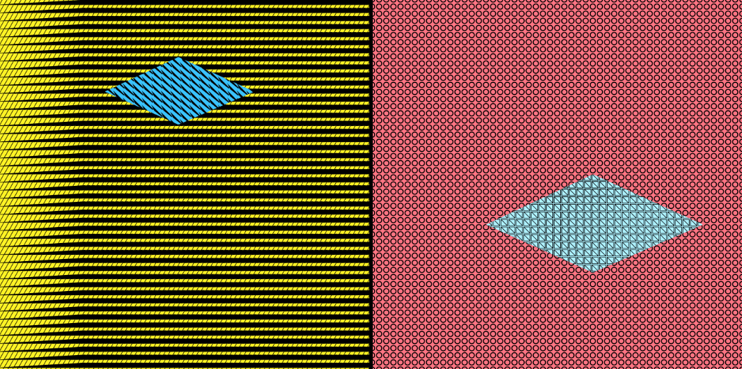 Screenshots of shape #12 - diamond horizontal from Net Net Net