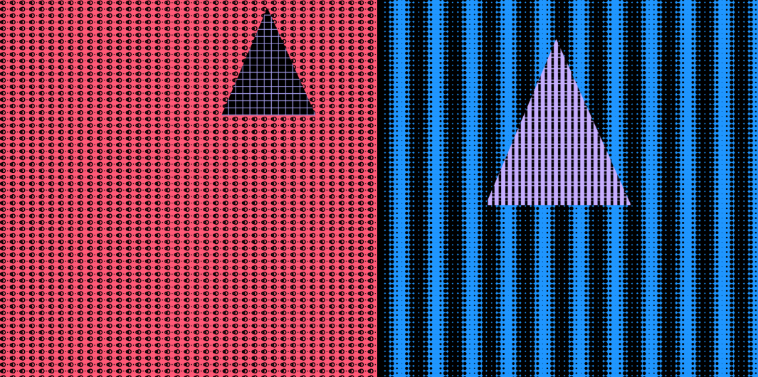 Screenshots of shape #04 - isosceles triangle up from Net Net Net