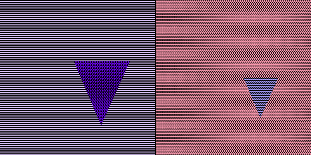 Screenshots of shape #05 - isosceles triangle down from Net Net Net