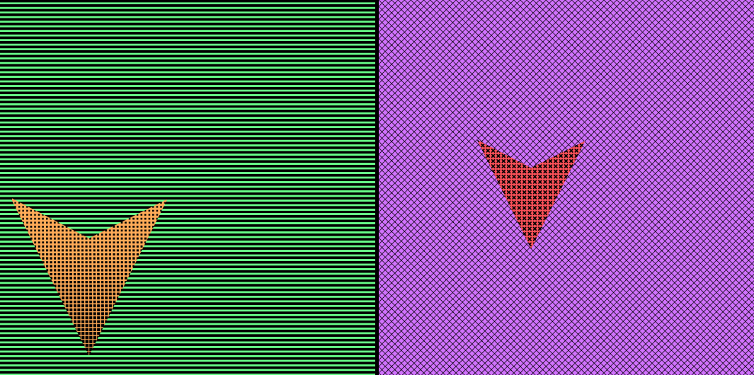 Screenshots of shape #08 - arrow down from Net Net Net